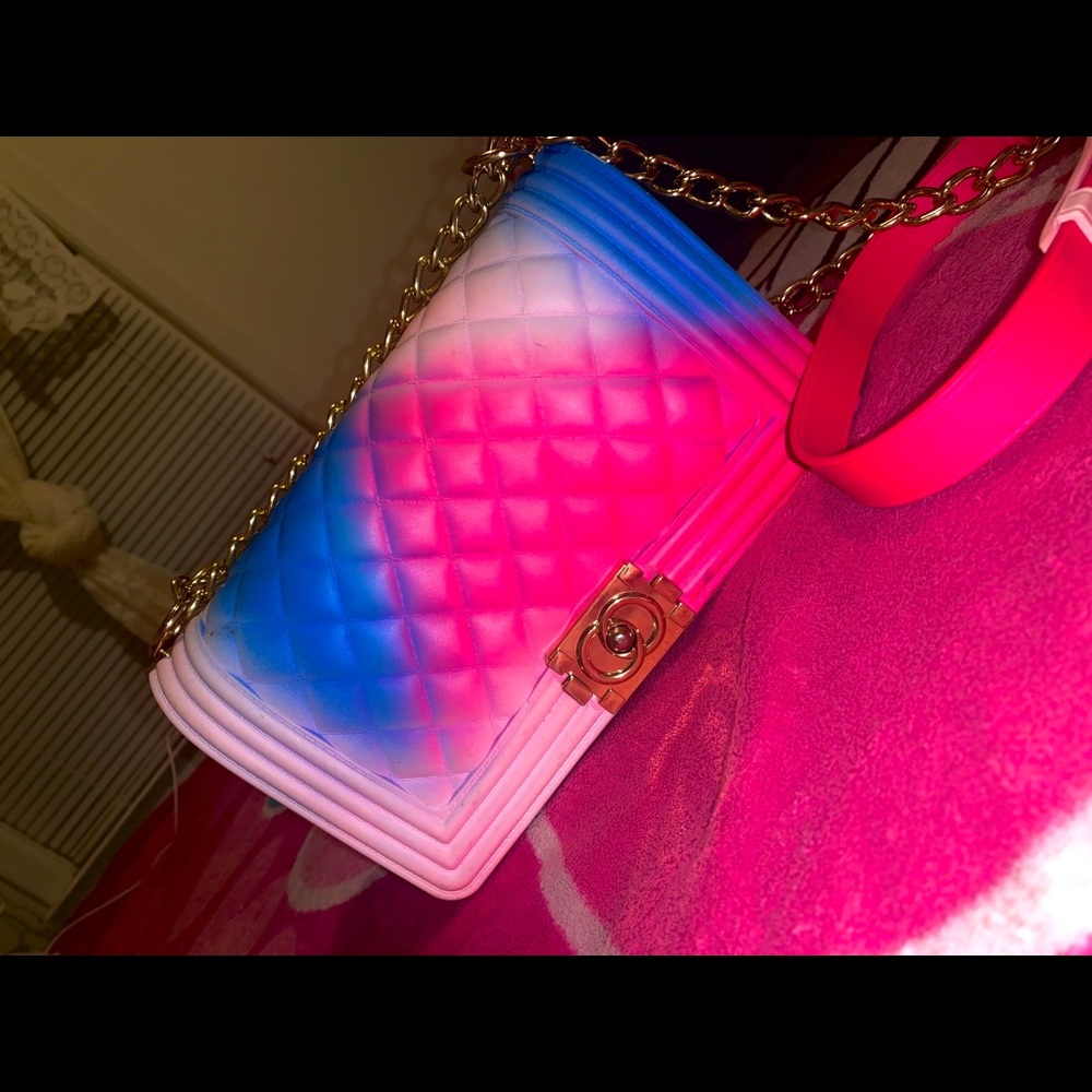 colorful jelly purse